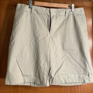 Tommy Hilfiger Tan Flat Front Shorts Classic Style